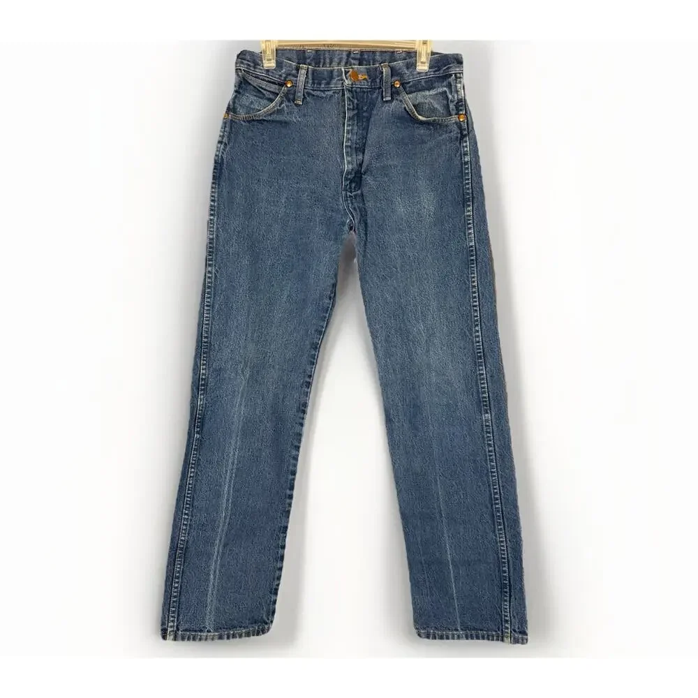 Vintage Wrangler Jeans Mens W34 L30 Blue Cowboy Cut Original Fit Denim 13MWZ‎